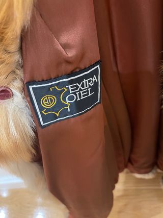 Abrigo lomos zorro rojo talla 44/46