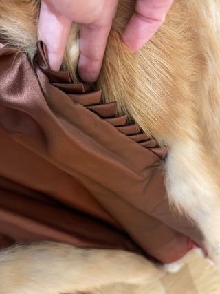 Abrigo lomos zorro rojo talla 44/46