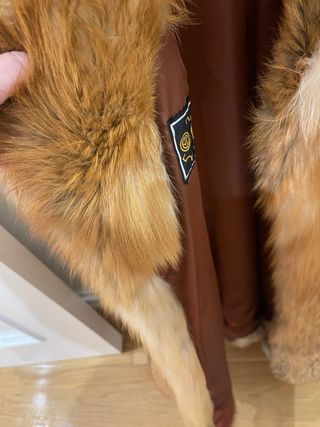 Abrigo lomos zorro rojo talla 44/46