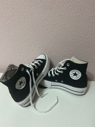 Converse Chuck Taylor Doble Suela Negras