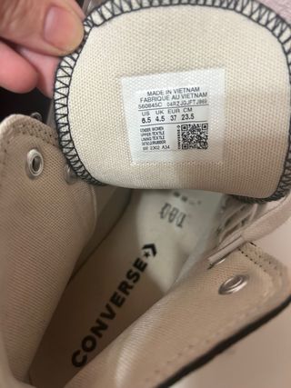 Converse Chuck Taylor Doble Suela Negras