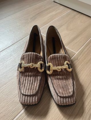 Mocasines Pedro Miralles Marrón y Dorado