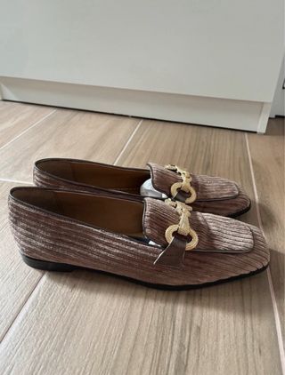 Mocasines Pedro Miralles Marrón y Dorado