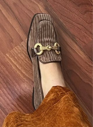 Mocasines Pedro Miralles Marrón y Dorado