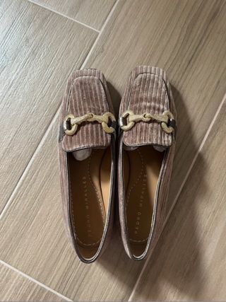 Mocasines Pedro Miralles Marrón y Dorado