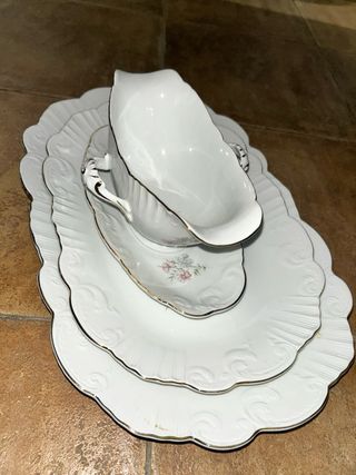 Vajilla Porcelana Completa. Ultimo precio