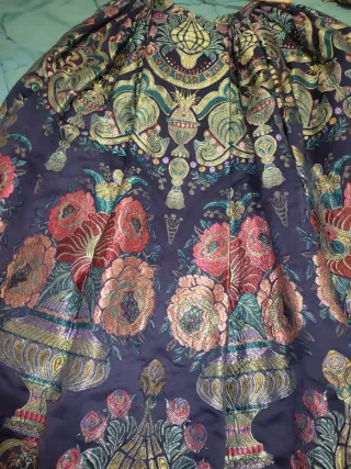 Traje de Fallera azul oscuro