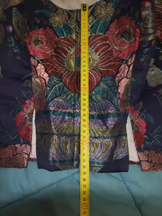 Traje de Fallera azul oscuro