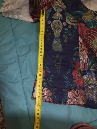 Traje de Fallera azul oscuro