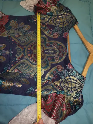 Traje de Fallera azul oscuro