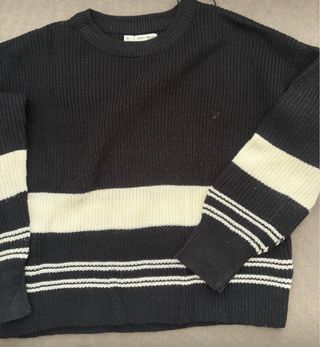 Jersey rayas negro y blanco EASY WEAR Talla S