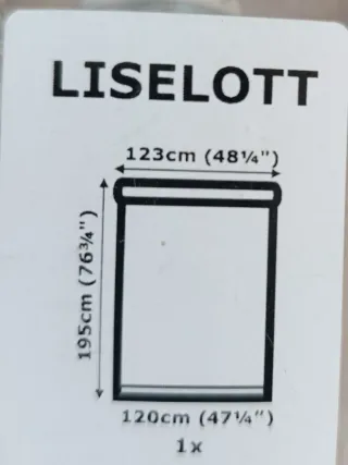 Estor Ikea con estampado floral