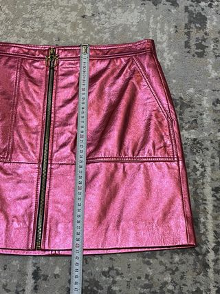 Minigonna Pinko metallizzata fucsia tg S