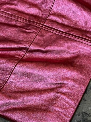 Minigonna Pinko metallizzata fucsia tg S