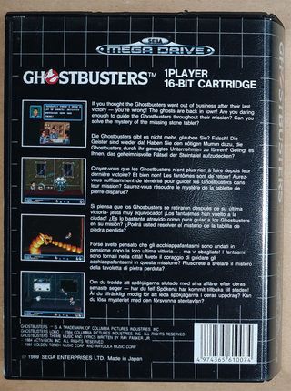 Ghostbusters Sega Mega Drive PAL Completo
