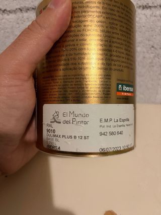 Bote Pintura Ibersa Línea Gold 750 ml