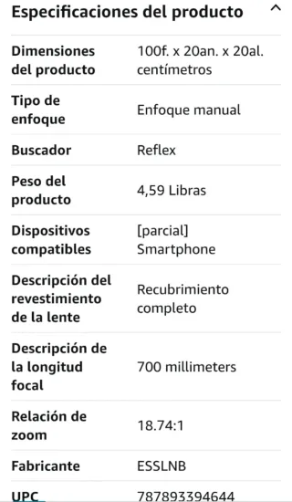 Telescopio azul con trípode