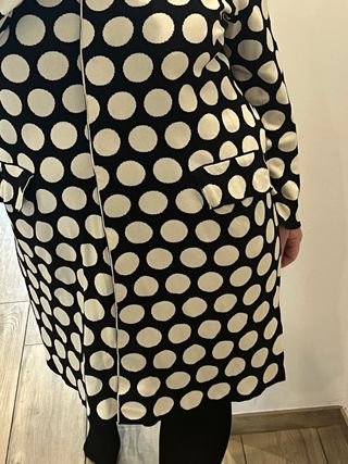 Spolverino pois bianco e nero