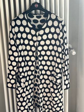 Spolverino pois bianco e nero