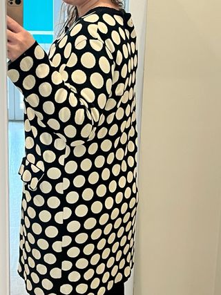 Spolverino pois bianco e nero