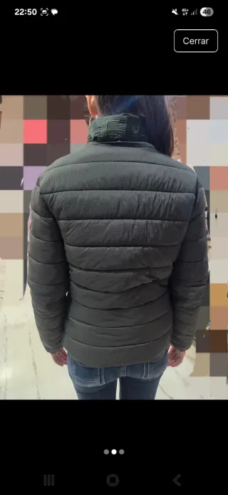 Plumas Superdry Talla S Verde