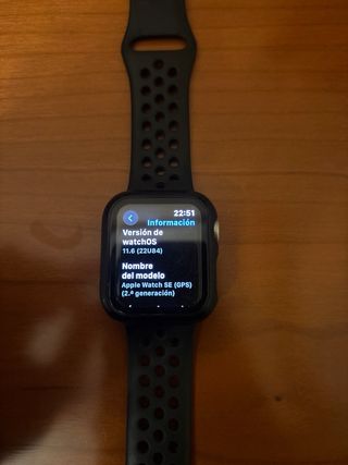Apple Watch SE Nike Negro/Plata