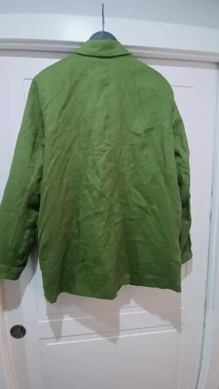 Americana  Lino Verde Talla 42