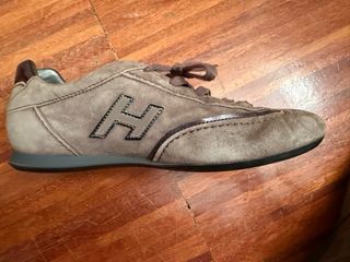 Hogan camoscio donna 37,5 tortora