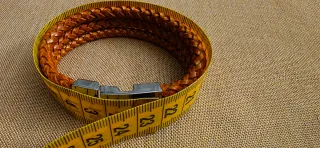 Pulsera caballero 3 vueltas trenzada cierre metal