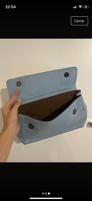 Bolso Acosta Azul Piel