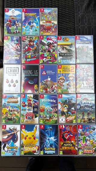 Carcasas Juegos Nintendo Switch