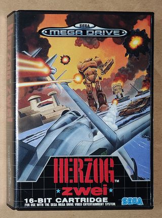 Herzog Zwei - Sega Mega Drive PAL Completo