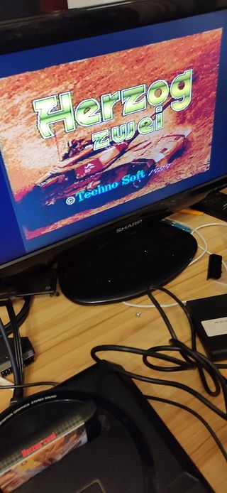 Herzog Zwei - Sega Mega Drive PAL Completo