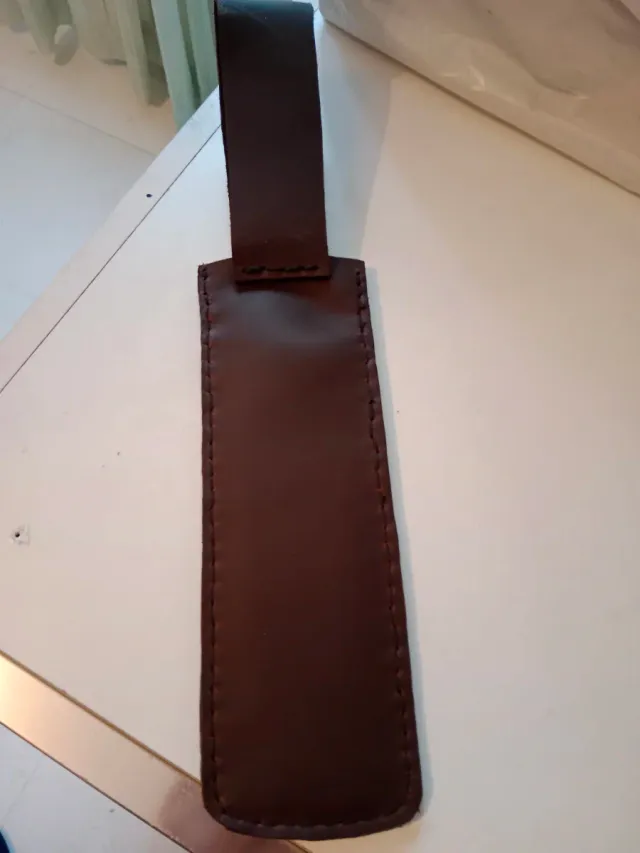 Fodero in pelle artigianale per coltello grande