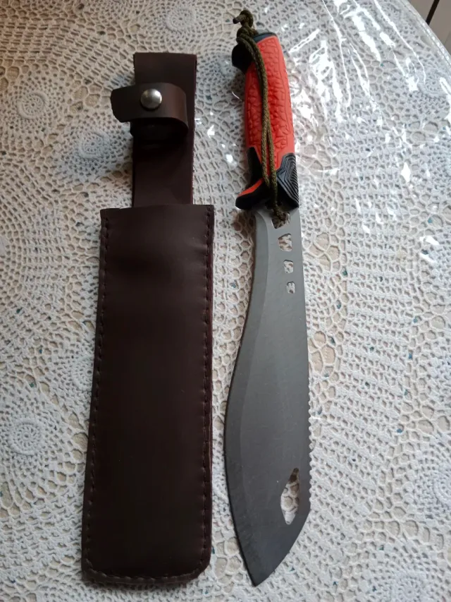 Fodero in pelle artigianale per coltello grande