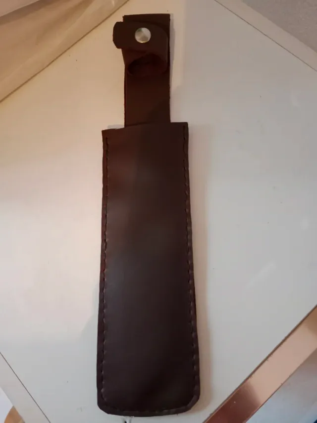 Fodero in pelle artigianale per coltello grande