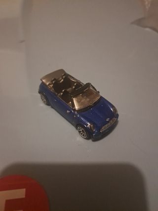 Mini Cooper Cabrio Majorette Azul
