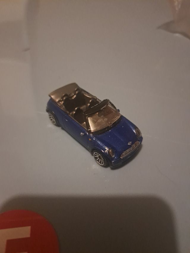 Mini Cooper Cabrio Majorette Azul