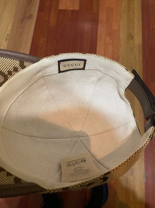 Gorra Gucci Beige/Marrón Talla S