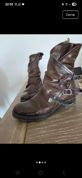 Botas AS98 Talla 37 Marrón