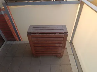 Mesa y Silla de Jardín Madera se vende junto o sep