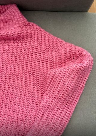 Jersey rosa cuello alto