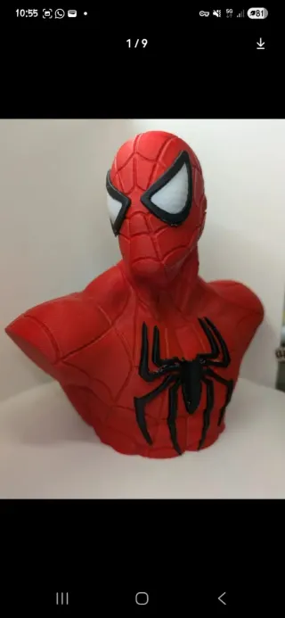 Busto Spiderman