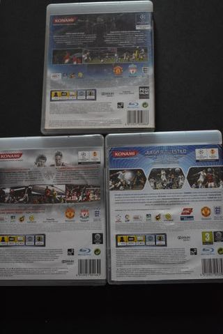 Lote 3 Juegos PS3 PES (2012, 2010, 2009)
