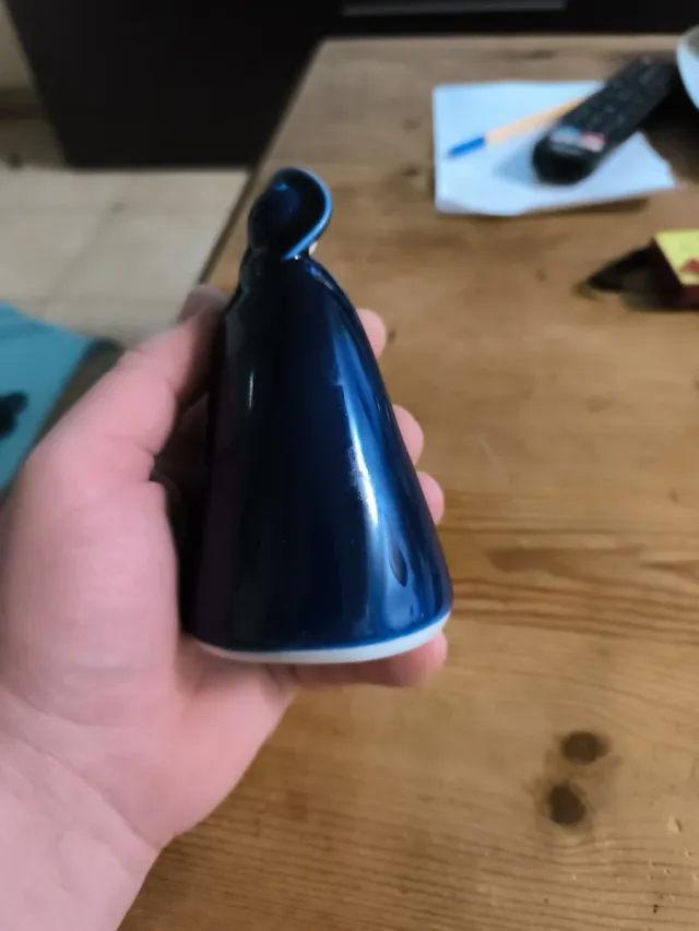 Figura in porcellana GALOS pellegrino con bastone