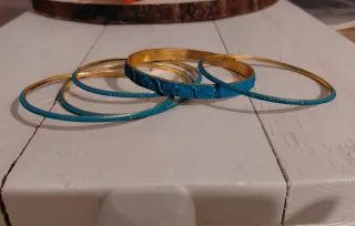 Bracciali Blu Petrolio Decorati