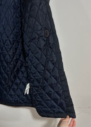 Parka blu navy uomo con pelliccia Alcott