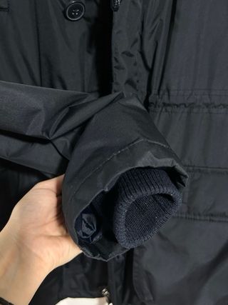 Parka blu navy uomo con pelliccia Alcott