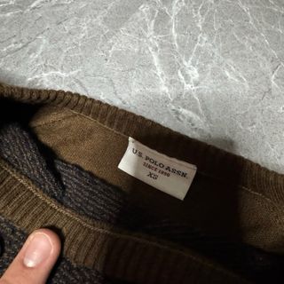 Jersey U.S. Polo Assn. Marrón Talla XS