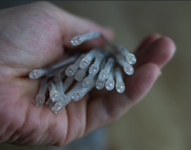 2 guirlandas de luz LED 12 m multicolor NATAL